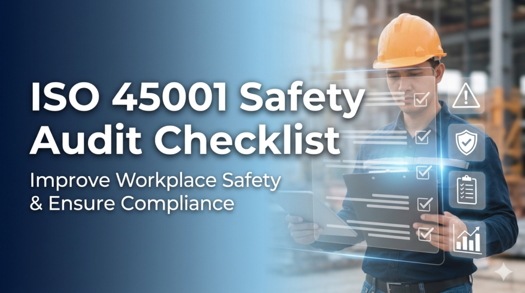 ISO 45001 Safety audit checklist