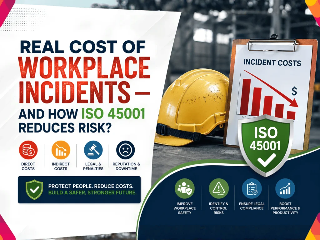 The Real Cost of Workplace Incidents — and How ISO 45001 Reduces Risk?
