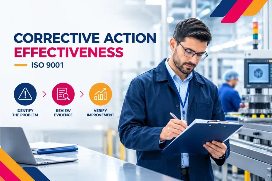 ISO 9001 corrective action effectiveness